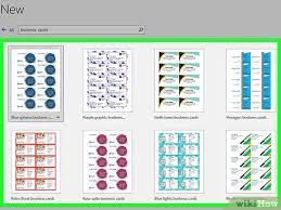These templates come in all shapes, sizes, and styles to help you make a great impression. In Microsoft Word Visitenkarten Erstellen Mit Bildern Wikihow