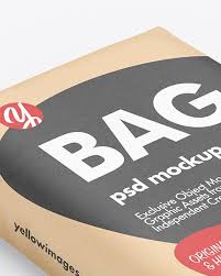 Download Kraft Bag Mockup In Bag Sack Mockups On Yellow Images Object Mockups Bag Mockup Kraft Bag Sack Bag