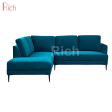 Couch pillow | best collections of sofas and couches. Velvet Fabric Sectional Sofa Set Corner Couch With Chaise Lounge Living Room Furniture Blue Living Room Furniture Sofas Couches