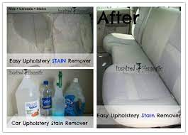 Try this diy car upholstery cleaner when you need to get out stains and dirt on your car's interior. Diy Easy Car Upholstery Stain Remover Recipe Diy Tag Cleaning Car Upholstery Car Upholstery Cleaner Seat Cleaner