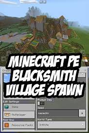 Minecraft Pe Blacksmith Village Witch Hut Seed Maceckn Minecraft Pictures Minecraft Cheats Minecraft Tutorial