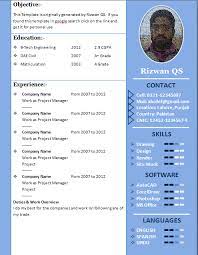 Elegant Simple Resume Template for Engineers