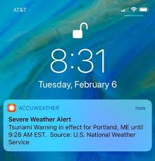 The authorities issued warnings and advisory notices about a possible tsunami. False Tsunami Warning Sent To East Coast Silive Com
