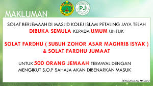 Cod area petaling jaya whatsapp/call 01112366638. Makluman Untuk Para Jemaah Masjid Kolej Islam Malaya Facebook