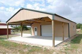 Carport On Front Of Shop Expandable Work Area Metal Building Homes Metal Shop Houses Metal Shop Building