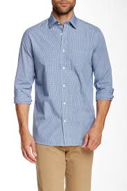 Jimmy Taverniti Slim Fit Check Print Long Sleeve Shirt Nordstrom Rack