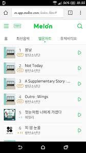 melon real time chart armys amino