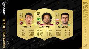 Łukasz fabiański on fifa 21. Fifa 21 West Ham Predictions Ft 83 Felipe Anderson 81 Fornals 81 Haller 81 Fabianski 80 Rice Youtube