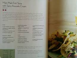 Check spelling or type a new query. Mahi Mahi Fish Taco W Spicy Avocado Cream Pg1 Mahi Mahi Fish Tacos Skinny Taste Recipes Recipes With Fish And Shrimp