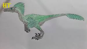 As we know, ankylosaurus was herbivore dinosaur that ate vegetation and leaves, they chewed their food with its small teeth. Dinosaur Drawing And Coloring How To Draw Deinonychus From Jurassic World Youtube