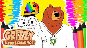 You will learn how to color the pages correctly and have fun. Drawing And Coloring Grizzy And The Lemmings Youtube