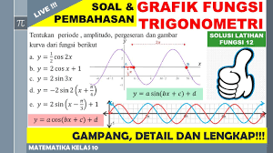 Jika 2 log 3 = a dan 3 log 5 = b, maka 15 log 20 = …. Soal Dan Pembahasan Grafik Fungsi Trigonometri Kelas 10 Youtube