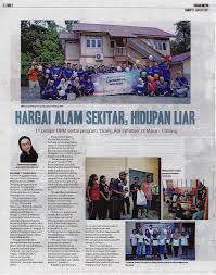 Pelajar tahun satu universiti putra malaysia (upm). Hargai Alam Sekitar Hidupan Liar Universiti Putra Malaysia