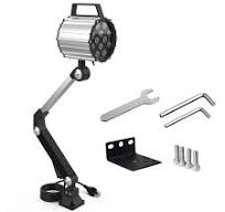 Led Waterproof Machine Work Light, Multipurpose Adjustable Angle Aluminum  Alloy Long Arm for Lathe CNC Milling Drill Press and Workbench, AC 110~240V  ...