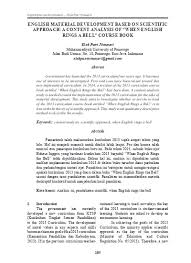 English (uk) · русский · українська · suomi · español. English Material Development Based On Scientific Approach A Content Analysis Of When English Rings A Bell Course Book