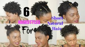 If you follow natural hair youtube or instagram pages it feels like you're always seeing tutorials for styles like this. 6 Quick Easy Everyday Hairstyles For Short Natural Hair Twa Thegen Everydayhair Natural Hair Styles Natural Hair Styles Easy Easy Everyday Hairstyles