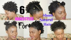 The best natural hairstyles and hair ideas for black and african american women, including braids, bangs, and ponytails, and styles for short, medium, and long hair. 6 Quick Easy Everyday Hairstyles For Short Natural Hair Twa Thegen Everydayhai Short Natural Hair Styles Natural Hair Styles Easy Everyday Hairstyles