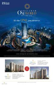 What if i find that one of the on top of the world condominium results is not really accurate? Invest In Shalimar One World For Luxurious Life In Lucknow Zricks Com