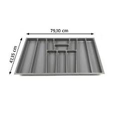 Hier kommen sie in wenigen schritten zu ihrer neuen traumküche. Original Nobilia Besteckeinsatz Kuche Besteckkasten 90cm Schubladeneinsatz Grau Eur 15 50 Picclick De