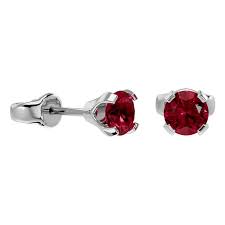 Check spelling or type a new query. Garnet Earrings January Birthstone 60 Carat Garnet Stud Earrings In 14k White Gold Filled Superjeweler
