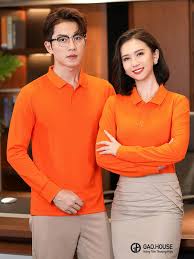 Áo đồng phục công ty dài tay trơn màu GUC1980149