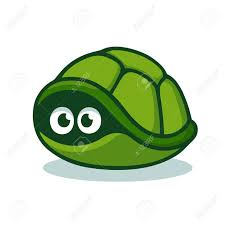 Find over 100+ of the best free turtle images. Cartoon Turtle Afraid To Come Out Of Its Shell Cute Hiding Tortoise Royalty Free Cliparts Vectors And Stock Illustration Image 114514452