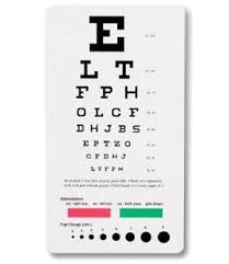 Details About Prestige Medical Pocket Snellen Eye Pupil Gauge Test Measuring Chart Device 3909