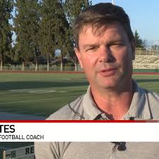 Reedley High football player back