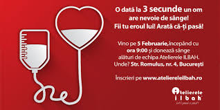 Înainte de donare, se evită mesele copioase, cu grăsimi și băuturi alcoolice; O Data La 3 Secunde Un Om Are Nevoie De Sange Fii Tu Eroul Lui Arata Ca Ti Pasa Alatura Te Campaniei Noastre De Donare Atelierele Ilbah