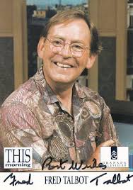 Fred Talbot This Morning Granada TV Television Hand Signed Show Cast Card