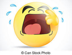 Resultado de imagem para foto de emoji chorando