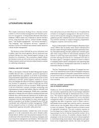 Take a look at your top research questions. Chapter Two Literature Review Critical Incident Management And Clearance Practices For Rail Transit The National Academies Press