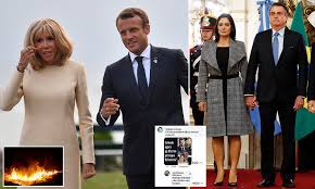 The age difference that's the same as macron and his wife's the schoolboy's parents had believed their son was dating his teacher's daughter, laurence, until the truth came out through a. Macron Blasts Bolsonaro After He Insults The French Leader S Wife Brigitte Daily Mail Online