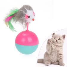 Embiofuelstm Cat Supplies Mice Toy For Cats Kitten Long Feather False Mouse Tumbler Ball Funny Pet Rustle Activity Toy Cat Toys Cat Toy Mouse Cat Pet Supplies