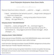 Dalam hal ini, pengadaan semua inventaris kantor yang digunakan tentu. Contoh Surat Perjanjian Kerjasama Bisnis 34 Poin Lengkap