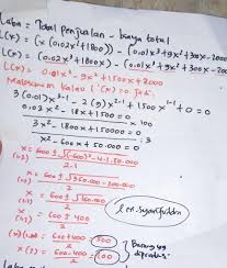 Mar 17, 2014 · suatu perusahaan memproduksi x unit barang dengan biaya (5x2 −10x + 30) dalam ribuan rupiah untuk tiap unit. Sebuah Perusahaan Memproduksi X Unit Barang Brainly Co Id