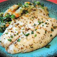 Whole wheat pita pocket, stuffed with brown rice, tilapia (fish filet) and green bell peppers. Healthy Seafood Main Dish Recipes Allrecipes