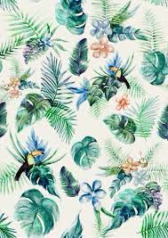 Wallpaper Tropical Pattern Art Prints Pattern Wallpaper