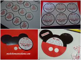 How to make digital party invitation in photoshop. Michi Photostory Diy Mickey Mouse Invitation