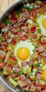 Bacon Egg Potato And Cheese Breakfast Skillet Best Breakfast Casserole Egg Recipes For Breakfast Recipes