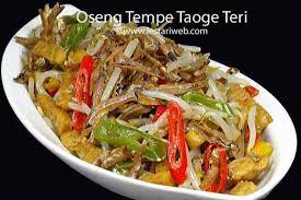 Kumpulan Resep Asli Indonesia Oseng Tempe Taoge Teri Resep Resep Masakan Asia Resep Masakan Resep