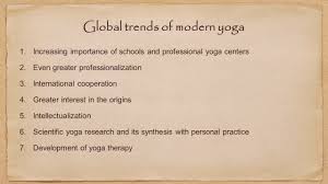 history of yoga global trends of modern