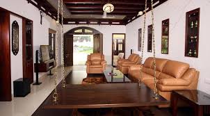 How to create a pooja ghar in living room? Modern Living Room Kerala Style Wallpaper Idea
