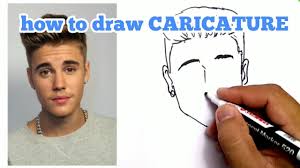 Karikatur tidak hanya bisa dijadikan pajangan di rumah. Wow Cara Menggambar Karikatur Justin Beiber How To Draw Caricature Youtube