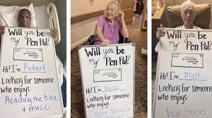 Pen pals from your area or worldwide! Hillside Medical Lodge Seniors Looking For Pen Pals