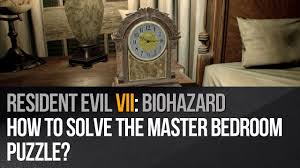 Resident Evil 7 How To Solve The Master Bedroom Puzzle Youtube