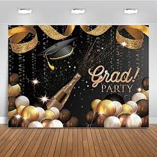 Hang a letter banner that reads 'cheers & beers. Buy 7x5ft Academic Cap Beer Graduation Ceremony Theme Party Decor Backdrop Photography Background Props At Affordable Prices Free Shipping Real Reviews With Photos Joom