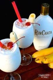 Banana Rumchata Colada Giggles Gobbles And Gulps Recipe Alcohol Drink Recipes Party Drinks Alcohol Rumchata Drinks