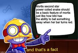 What if all brawlers had mortis coiled snake star power? Mortis Star Power Is Obviously Very Good But I Feel That Coiled Snake Should Be A Feature Brawlstars