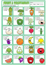 Fruit Vegetables Worksheet Free Esl Printable Worksheets Made By Teachers English Lessons For Kids Teaching English Worksheets